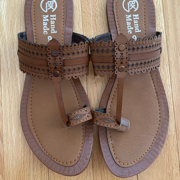 Hand made brand new flat sandals 6-7 - Picture 5 of 6